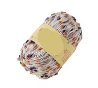 Hilo de bufanda colorido de 100g, hilo de tejer de lunares y pompones con agujas for proyectos de tejer a mano(Color5)