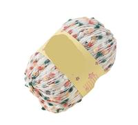 Hilo de bufanda colorido de 100g, hilo de tejer de lunares y pompones con agujas for proyectos de tejer a mano(Color2)