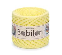 Hilo de camiseta Fettuccini Zpagetti Ball, hilo de camiseta de 3-5 mm para tejer ganchillo, lazos de oreja, hilo T de algodón orgánico, hilo T de macramé, hilo de jersey, color limón