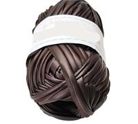 Hilo de camiseta Hilo de cuero imitación 100g 40m Multicolor for costura punto ganchillo DIY(Color1)