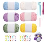 Hilo de Camiseta para Ganchillo, 400 g de Hilo para Camiseta, Hilos Grueso de Tela de Ganchillo, Hilos para Croche, Adecuado para Tejer Cestas, Alfombras y Decoración del Hogar (Colores Vivos)