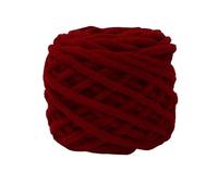 Hilo de chenilla de punto grueso Hilo de felpa terciopelo esponjoso arcoíris 50 m, grueso, suave y, chenilla, for mantas ganchillo tejido for principiantes(27 Dark red)
