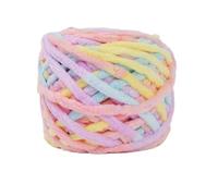 Hilo de chenilla de punto grueso Hilo de felpa terciopelo esponjoso arcoíris 50 m, grueso, suave y, chenilla, for mantas ganchillo tejido for principiantes(40 Macaron colors)