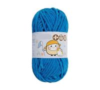 Hilo de chenilla de punto grueso Ovillo de 50 g hilo grueso y suave for tejer a mano, for hacer bufandas, gorros, ganchillo, terciopelo, chenilla, for suéter(Color 19)