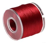 Hilo de construcción de caña de nailon de 60 m o 70 m para asegurar anillos guía durante pasos de montaje de caña de pescar hechos a mano (1 pieza roja)