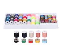 Hilo de Coser con Bobinas Metálicas, Set de 60 Piezas, 32 Hilos de Colores y 28 Bobinas - Versátil para Máquina de Coser, Calidad Duradera, Ideal para Hogar y Manualidades