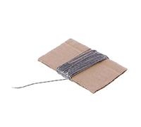 Hilo de coser conductor de acero inoxidable de 5 metros para hilo de coser Lilypad, blanco y negro