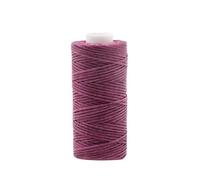 Hilo de coser de nailon, 50 m, 1 mm, alambre plano encerado, for zapatos, herramientas de cuero, costura a mano, cordón encerado plano, cuerda for colgantes, accesorios de línea de costura DIY, rojo,