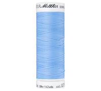 Hilo de coser elástico «Mettler - Seraflex», 130 m, color azul