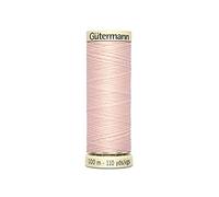 Hilo de coser Gutermann, 100 m, color rosa pálido 658