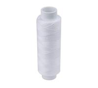 Hilo de Coser Resistente de Poliéster, Bobinas de Muchos Colores, Para Costura a Mano o a Máquinas, Bobinas de 200 m, Fabricado en Europa por Pasmanta desde 1953 (5600 - Blanco)