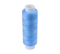 Hilo de Coser Resistente de Poliéster, Bobinas de Muchos Colores, Para Costura a Mano o a Máquinas, Bobinas de 200 m, Fabricado en Europa por Pasmanta desde 1953 (5624 - Azul)