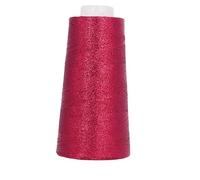 Hilo de coser ultrafino de doble cara teñido en oro y plata (100 g): poliéster de alta resistencia for manualidades y proyectos de costura en casa.(Secondred)