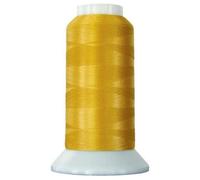 Hilo de coser y bordar de poli ster de 2 capas y gramaje 60 Bottom Line de Superior Threads - Cono de 3000 yardas (n. 602 dorado)