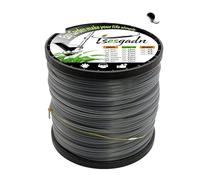 Hilo de desbrozadora de nailon gris, desbrozadora de 2,4mm ~ 4,0mm, cortacésped, cuerda, cortacésped, desbrozadora, cortadora de césped, línea redonda(4mm 32m)