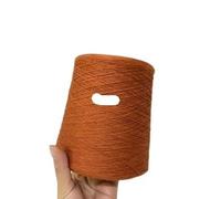 Hilo de encaje n.° 8 100% algodón (500 g): hilo grueso y fino for manualidades, ideal for bufandas, colgantes y proyectos trenzados.(Rust red)