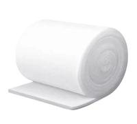 Hilo de Filtro para Acuario, 2 Metros, Almohadilla de Medio filtrante Cortada a Medida para pecera, filtración mecánica para Recipiente de sumidero, Colgar en la Parte Posterior, Suministros par