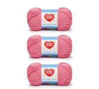 Hilo de fresa Red Heart Soft Baby Steps - Paquete de 3 (141 g 5 oz) - Acr?lico - 4 lana mediana - 256 yardas - Tejido, crochet y manualidades