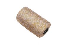 Hilo de Ganchillo Cinturón plano ligero, hilo hueco, de crochet hecho a mano, material bricolaje(36 Camel and Flower)