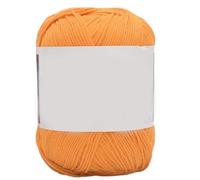 Hilo de ganchillo de 200 metros, hilo de algodón para suéter, bufanda, manualidades, bola para proyectos de punto de ganchillo, fibra natural