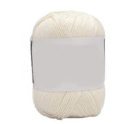 Hilo de ganchillo de 200 metros, hilo de algodón para suéter, bufanda, manualidades, bola para proyectos de punto de ganchillo, fibra natural