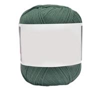 Hilo de ganchillo de 200 metros, hilo de algodón para suéter, bufanda, manualidades, para proyectos de punto de ganchillo, fibra natural
