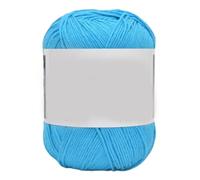 Hilo de ganchillo de 200 metros, hilo de algodón para suéter, bufanda, manualidades, para proyectos de punto de ganchillo, fibra natural