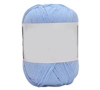 Hilo de ganchillo de 200 metros, hilo de algodón para suéter, bufanda, manualidades, para proyectos de punto de ganchillo, fibra natural