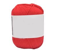 Hilo de ganchillo de 200 metros, hilo de algodón para suéter, bufanda, manualidades, para proyectos de punto de ganchillo, fibra natural