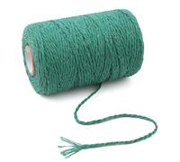 Hilo de ganchillo para tejer 100 m, 100 % algodón, para decoración de fiestas, bodas, accesorios, hilo colorido con 12 colores (tipo 12)