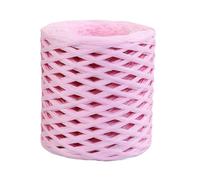 Hilo de ganchillo para tejer, cuerda de papel de 200 m, rafia para tejer a mano, bricolaje, hornear, embalaje, álbumes de recortes, cordel de fiesta, manualidades, hilo de ganchillo (08)
