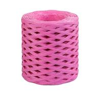 Hilo de ganchillo para tejer, cuerda de papel de 200 m, rafia para tejer a mano, bricolaje, hornear, embalaje, álbumes de recortes, cordel de fiesta, manualidades, hilo de ganchillo (24)