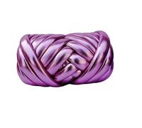 Hilo de imitación de cuero Hilo grueso y voluminoso de 500 g imitación cuero metal for tejer a mano, ideal for cestas, mantas, alfombras mucho más(Color 15)