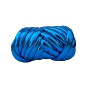 Hilo de imitación de cuero Hilo grueso y voluminoso de 500 g imitación cuero metal for tejer a mano, ideal for cestas, mantas, alfombras mucho más(Color 8)