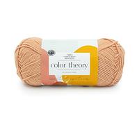Hilo de la marca León Color Theory, Suave, Hilo de Estambre de Acrílico para Tejer, Ganchillo y Manualidades, Sal del Himalaya, 1 Paquete