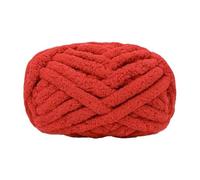hilo de lana 226g/Ball DIY Hand Knitting Novel Functional Sewing for Bag Blanket Yarn Ball Woven Thread Crochet(Red)