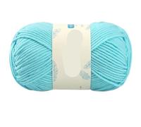 Hilo de lana gruesa de 100 g for bufandas, suéteres y crochet tejidos a mano - Hilo acrílico for proyectos de bricolaje(04NileBlue)