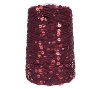 Hilo de lentejuelas 500g 3+6mm hilo de lentejuelas DIY hecho a mano tejer bolas grandes y pequeñas para Tejer a Mano(Color-99)