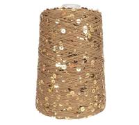 Hilo de lentejuelas 500g 3+6mm hilo de lentejuelas DIY hecho a mano tejer bolas grandes y pequeñas para Tejer a Mano(Color-104)