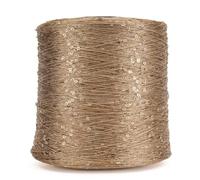 Hilo de lentejuelas con purpurina de 500G, hilo de ganchillo a mano, hilo para tejer ropa, hilo de costura con lentejuelas, hilo de tejer, lentejuelas