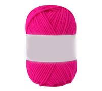 Hilo de madeja colorido para accesorios de punto de ganchillo, hilo suave de color sólido, madeja multicolor para hacer juguetes a mano