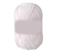 Hilo de madeja colorido para accesorios de punto de ganchillo, hilo suave de color sólido, madeja multicolor para hacer juguetes a mano