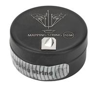 Hilo de Microblading, Hilo de Mapeo de Cejas, Herramienta de Medición Multifuncional Preentintada, Hipoalergénico para Salón de Tatuajes (Marrón)