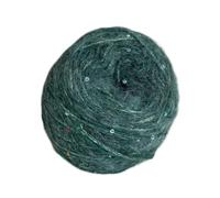 Hilo de Mohair con Lentejuelas Brillantes - 1 Bobina de Lana Suave y Fluffy para Tejer y Crochet, Hilo Mezclado Elegante para Jersey, Bufandas y Proyectos de Manualidad (A11)