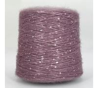 Hilo de mohair con lentejuelas para tejer, tejer, crochet, coser, 500 g