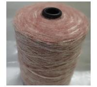 Hilo de mohair degradado de 500 g, súper suave y cómodo for tejer a mano, tejer bufandas, gorros, suéteres, crochet, bricolaje, hilo de lana de 3 capas, rosa(Princess Tender)