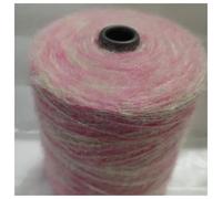 Hilo de mohair degradado de 500 g, súper suave y cómodo for tejer a mano, tejer bufandas, gorros, suéteres, crochet, bricolaje, hilo de lana de 3 capas, rosa(Pink Princess 3ply)