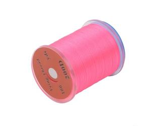 Hilo de nailon fluorescente 200D para atar moscas para la construcción del cuerpo de mosca, diseñado para mejorar la visibilidad del cebo en entornos de agua dulce (rosa)