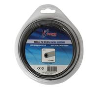 Hilo de nylon para desbrozadoras 2,4MM 15mt redondo 2 colores aluminio Kawapower - Bricoferr