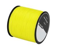 Hilo De Pescar Hilo de Pescar Trenzado de 4 hebras, multifilamento, 300M, 500M, 1000M, Alambre Trenzado for Pesca de Carpa, Accesorios de Pesca(Yellow,X4 1000M 50LB 5.0)